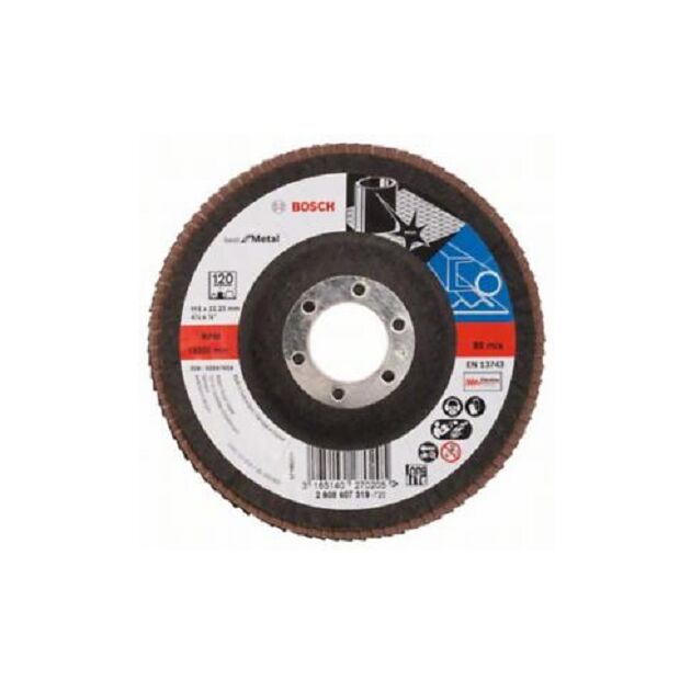 BOSCH Лепестковый шлифовальный диск, угловой, волокнистый, фото  | SNABZHENIE.com.ua