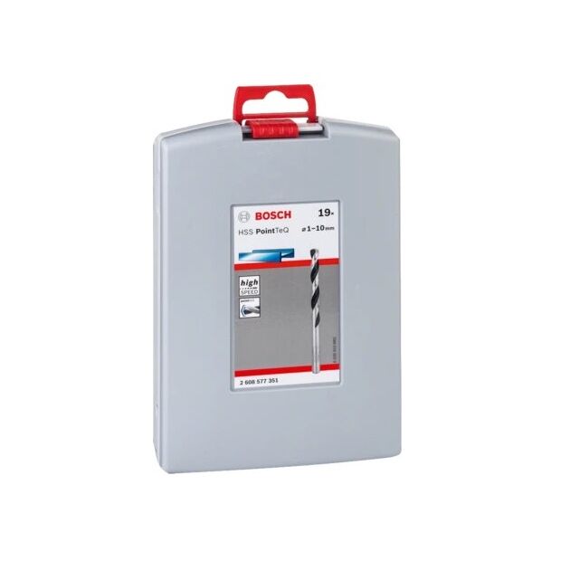 BOSCH Наборы спиральных сверл HSS PointTeQ с цилиндрическим хвостовиком, фото , изображение 2 | SNABZHENIE.com.ua