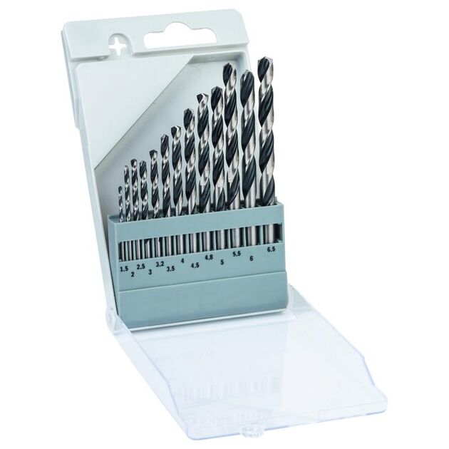 BOSCH Наборы спиральных сверл HSS PointTeQ с цилиндрическим хвостовиком, фото , изображение 3 | SNABZHENIE.com.ua