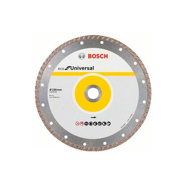 BOSCH Алмазные отрезные круги Eco for Universal Turbo для больших угловых шлифмашин., фото  | SNABZHENIE.com.ua