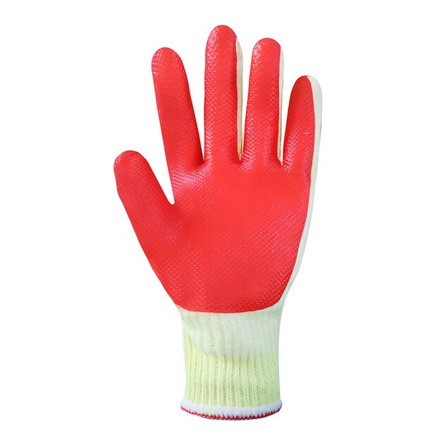 Перчатки "Скляр" белые с красным латексным покрытием, фото , изображение 2 | SNABZHENIE.com.ua