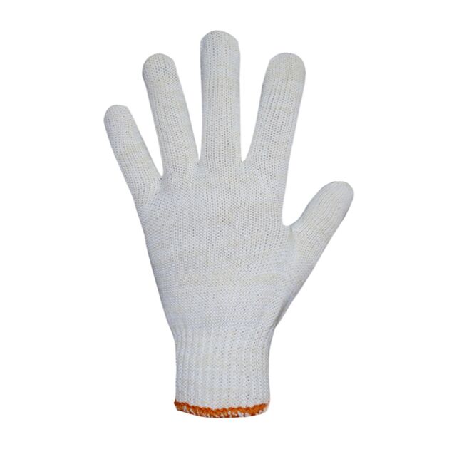 Перчатки трикотажные белые без ПВХ точки 78300 10р., фото , изображение 3 | SNABZHENIE.com.ua