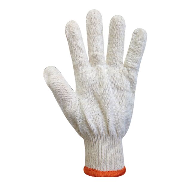 Перчатки трикотажные белые без ПВХ точки 78500 10р., фото , изображение 2 | SNABZHENIE.com.ua