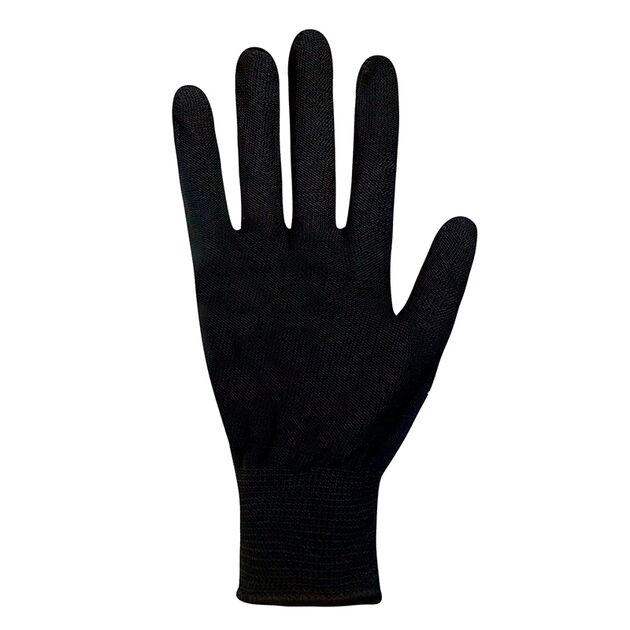 Перчатки синтетические черные с ПВХ точкой 10 р., фото  | SNABZHENIE.com.ua