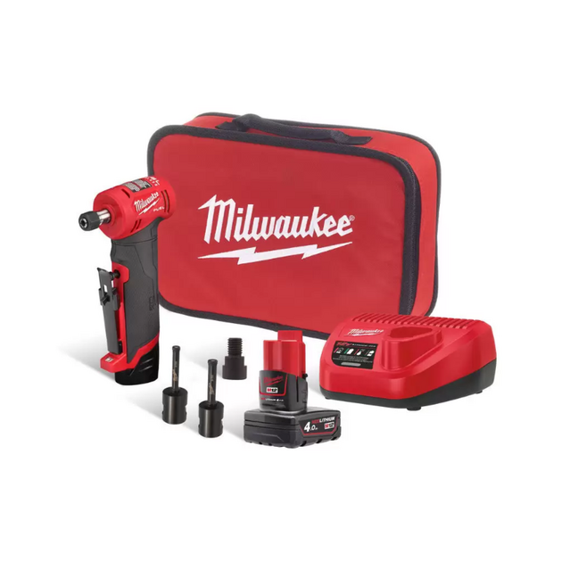 Машина шлифовальная аккумуляторная цанговая угловая MILWAUKEE M12 FDGA-422BA (ЗУ, 2акк.,сумка), фото  | SNABZHENIE.com.ua