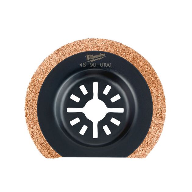 Полотно для мультитула Carbide Grit MILWAUKEE, 64х57мм (абразивные материалы), фото  | SNABZHENIE.com.ua