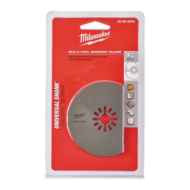 Полотно для мультитула MILWAUKEE, 79х79мм (мультиматериал), фото , изображение 2 | SNABZHENIE.com.ua