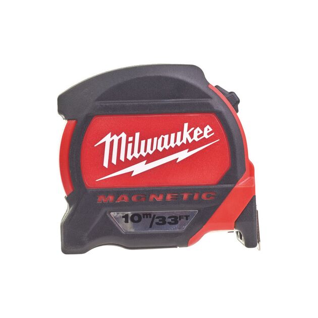 Рулетка магнитная PREMIUM MILWAUKEE, 10м/33фт, (27мм), фото  | SNABZHENIE.com.ua