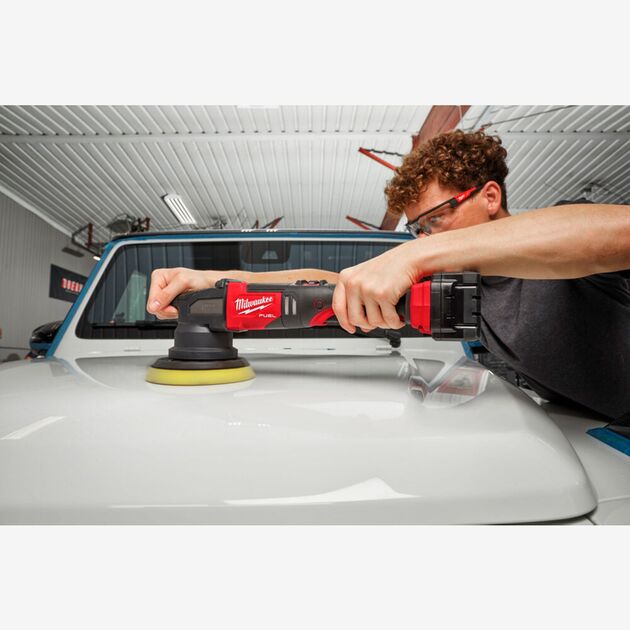 Milwaukee Машина полировочная ексцентриковая акумуляторная, фото , зображення 6 | SNABZHENIE.com.ua