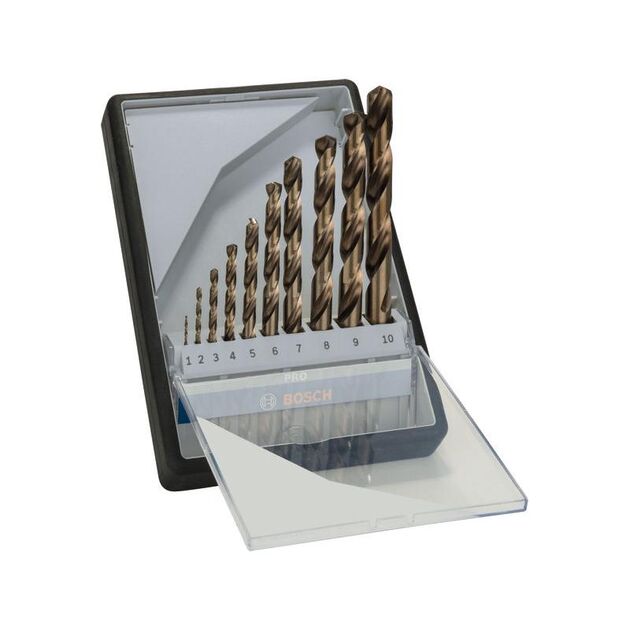 BOSCH Набор спиральных сверл PRO Stainless Steel HSS-Co, фото , изображение 4 | SNABZHENIE.com.ua