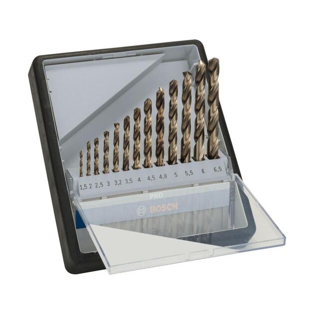 BOSCH Набор спиральных сверл PRO Stainless Steel HSS-Co, фото , изображение 4 | SNABZHENIE.com.ua
