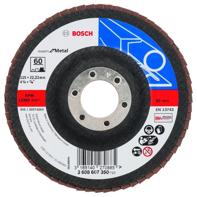 BOSCH Лепестковые шлифовальные диски, прямые, фото  | SNABZHENIE.com.ua