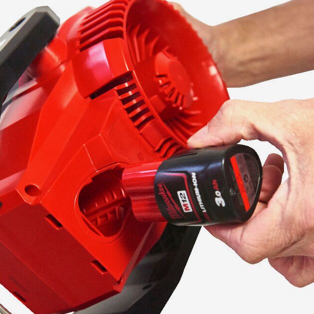 Milwaukee Вентилятор аккумуляторний MILWAUKEE, M12 AF-0, фото , изображение 3 | SNABZHENIE.com.ua