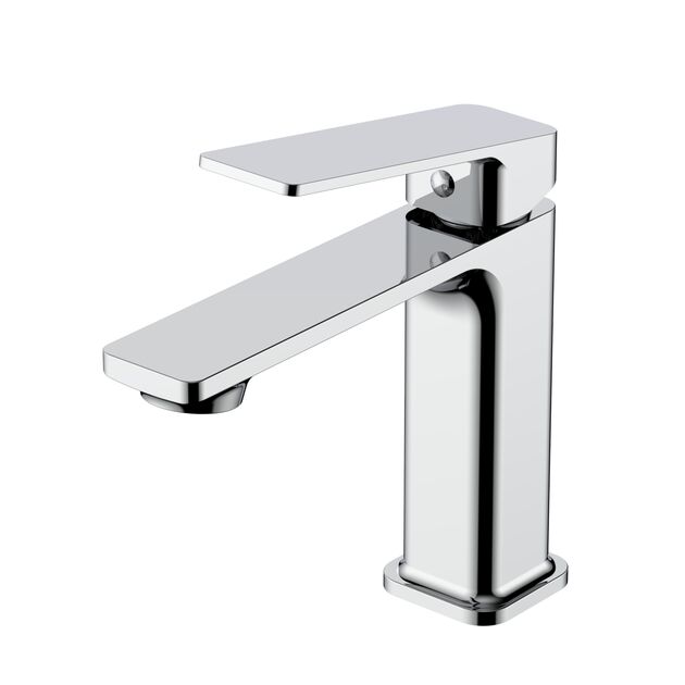 Смеситель для раковины низкий Qtap Capricorn, Chrome (k26) QTCAP1060102C48219, фото  | SNABZHENIE.com.ua