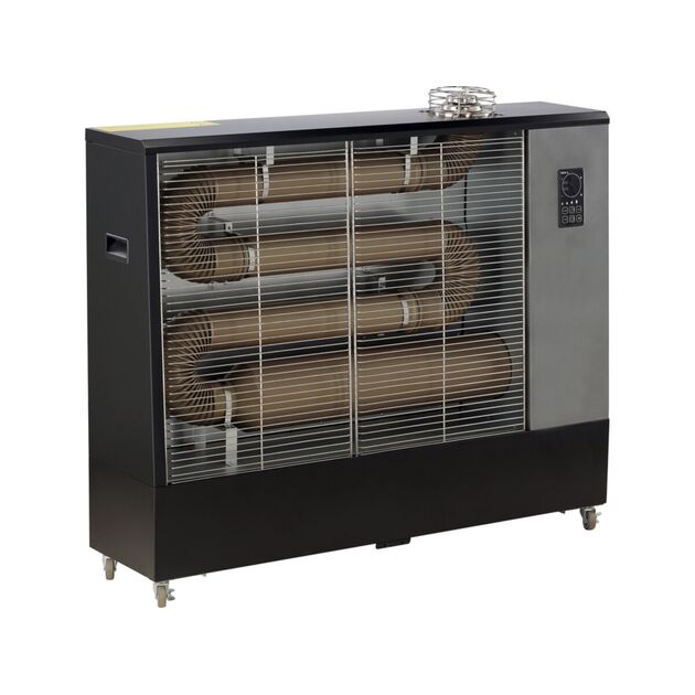 Нагрівач приміщень дизель/гас з ІЧ-випромін YATO 230В, 60Вт прод- 18кВт, пл- 110-140м²; бак-60л, фото  | SNABZHENIE.com.ua