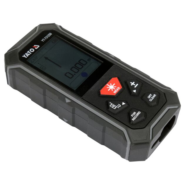 Дальномір лазерний 2 напрямний YATO LCD- дисплей, дальн- 2х 100м, пох ±2мм, живл акум 3,7В 850мАГод, фото  | SNABZHENIE.com.ua