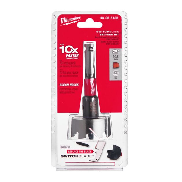 Насадка самоврезающаяся по дереву Switchblade MILWAUKEE. Ø51мм, фото , изображение 2 | SNABZHENIE.com.ua