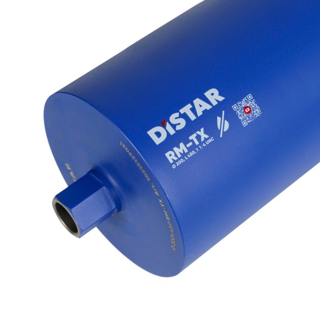 Сверло алмазное DDS-W 200x450-14x1 1/4 UNC DLD 200 RM-TX, фото , зображення 3 | SNABZHENIE.com.ua