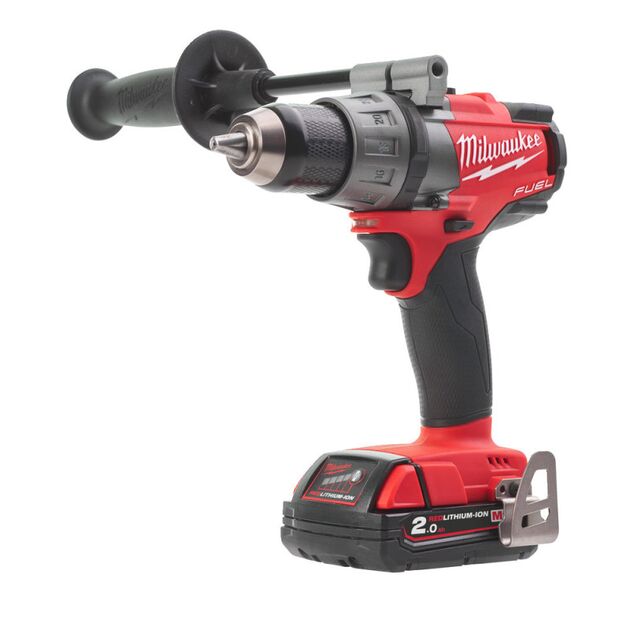 Дрель-шуруповерт аккумуляторная MILWAUKEE M18 FDD-202X, 135Нм (ЗУ, 2Х2Ач,  HDкейс), фото , изображение 2 | SNABZHENIE.com.ua