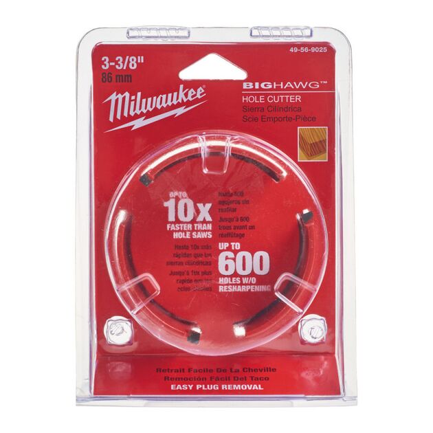 Коронка по дереву MILWAUKEE BIGHAW, Ø86мм, фото , изображение 2 | SNABZHENIE.com.ua