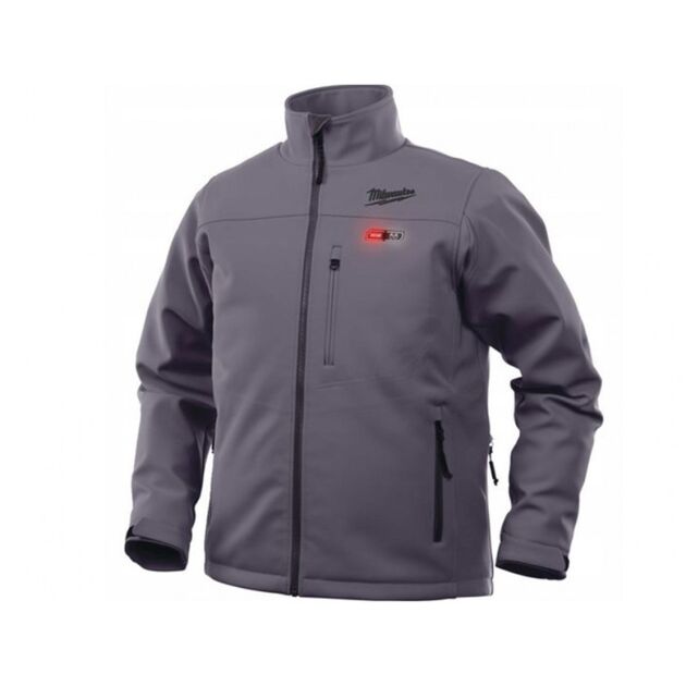 Куртка з підігрівом MILWAUKEE, M12 HJGREY5-0(XXXL), сіра (розмір XXXL), фото  | SNABZHENIE.com.ua