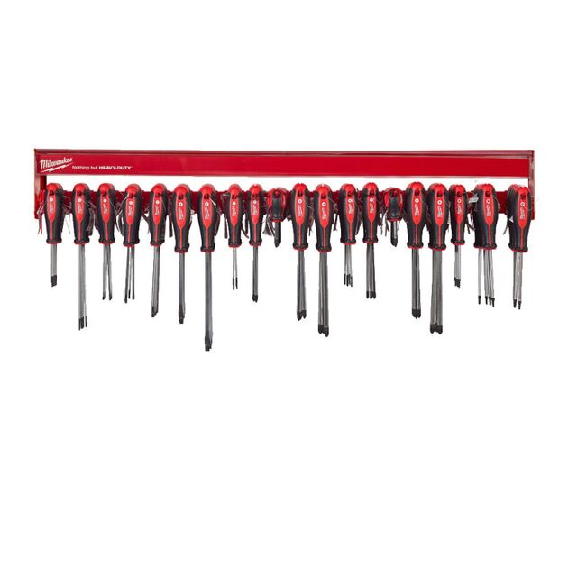 Витрина отверток магнитных MILWAUKEE, 90см, фото  | SNABZHENIE.com.ua
