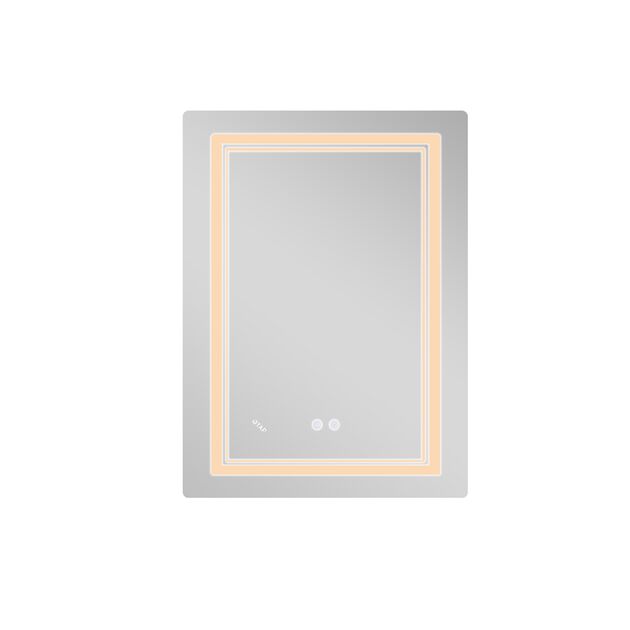 Зеркало Qtap Cardinal (CA2) 600х800 с LED-подсветкой Touch, с антизапотеванием, с диммером, рег. темп. цвета (3000-6500K) Reverse QT0478C608048453, фото , изображение 4 | SNABZHENIE.com.ua