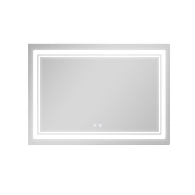 Зеркало Qtap Cardinal (CA2) 1200х800 с LED-подсветкой Touch, с антизапотеванием, с диммером, рег. темп. цвета (3000-6500K) QT0478C1208048454, фото , зображення 4 | SNABZHENIE.com.ua