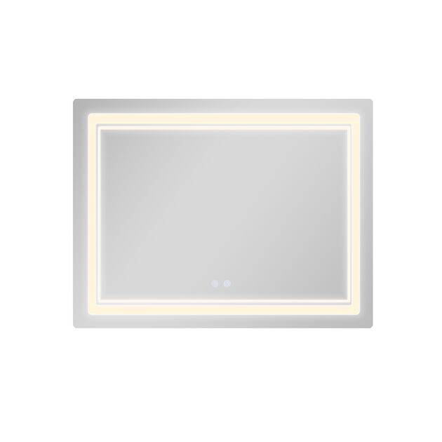 Зеркало Qtap Cardinal (CA2) 1000х800 с LED-подсветкой Touch, с антизапотеванием, с диммером, рег. темп. цвета (3000-6500K) QT0478C1008048455, фото , зображення 6 | SNABZHENIE.com.ua