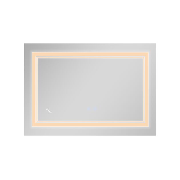 Зеркало Qtap Cardinal (CA1) 800х600 с LED-подсветкой Touch, с антизапотеванием, с диммером, рег. темп. цвета (3000-6500K) Reverse QT0478C8060, фото , изображение 5 | SNABZHENIE.com.ua