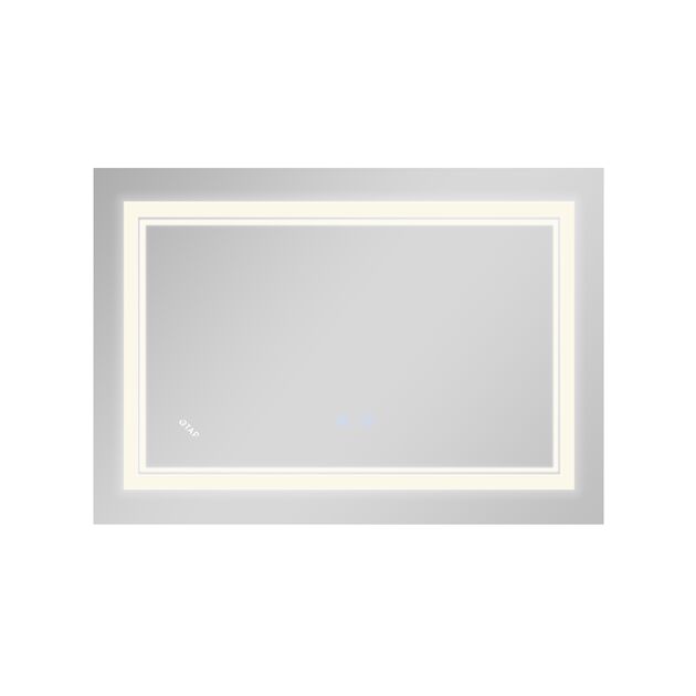 Зеркало Qtap Cardinal (CA1) 800х600 с LED-подсветкой Touch, с антизапотеванием, с диммером, рег. темп. цвета (3000-6500K) Reverse QT0478C8060, фото , изображение 6 | SNABZHENIE.com.ua