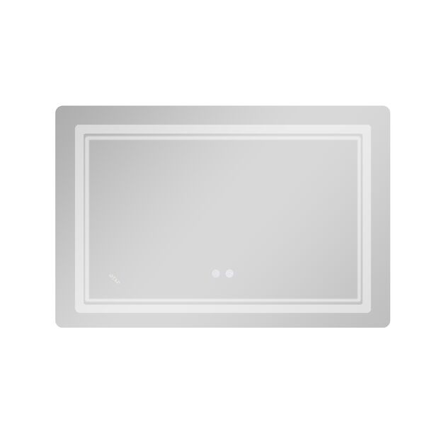 Зеркало Qtap Cardinal (CA2) 800х600 с LED-подсветкой Touch, с антизапотеванием, с диммером, рег. темп. цвета (3000-6500K) Reverse QT0478C806048457, фото , изображение 3 | SNABZHENIE.com.ua