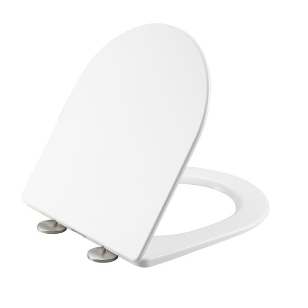 Qtap Сиденье для унитаза (Jay 640, Swan 640) 422x360x30 мм, White, с микролифтом, Slim Duroplast, Quick Release QTSC179W48699, фото  | SNABZHENIE.com.ua