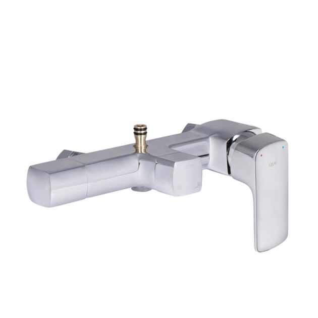 Душевая система универсальная Qtap Sloup на три потребителя (с изливом) QTSLO53103KNC49198 Chrome, фото , зображення 3 | SNABZHENIE.com.ua