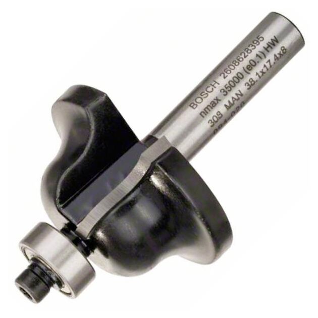 Фреза профільна B Bosch Professional Std S8 R6.3 B12.7 L17, фото , изображение 2 | SNABZHENIE.com.ua