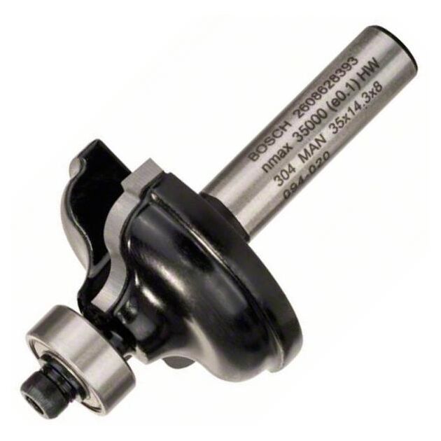 Фреза профільна А Bosch Professional Std S8 R4.8 B11 L14.3, фото , изображение 2 | SNABZHENIE.com.ua