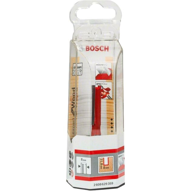 Фреза пазова твердосплавна Bosch Professional Expert S8 D8 L31.8, фото , изображение 3 | SNABZHENIE.com.ua