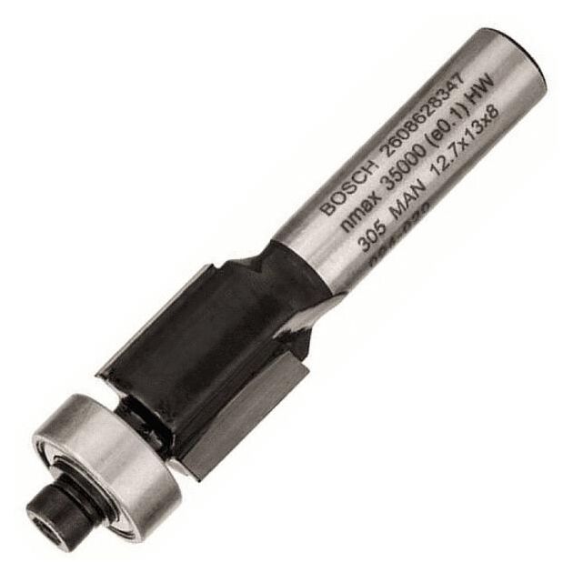 Фреза для вибірки врівень Bosch Professional Std S8 D12.7 L13, фото , изображение 2 | SNABZHENIE.com.ua