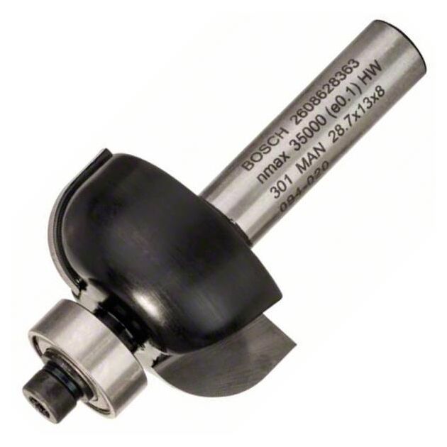 Фреза галтельна профільна Е Bosch Professional Std S8 R8 D28.7 L13, фото  | SNABZHENIE.com.ua