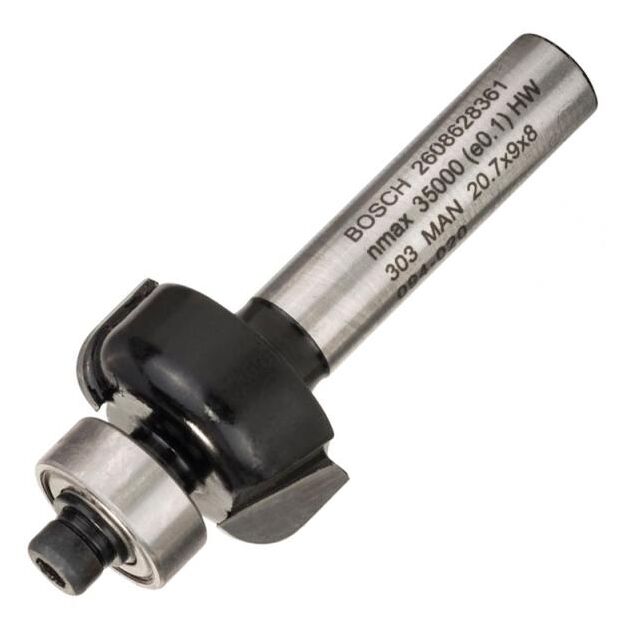 Фреза галтельна профільна Е Bosch Professional Std S8 R4 D20.7 L9, фото  | SNABZHENIE.com.ua