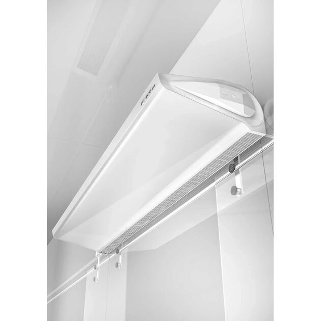 Повітряна теплова завіса Wing W200 двигун змінного струму AC 17-47 кВт з водяним теплообмінником біла, фото , зображення 3 | SNABZHENIE.com.ua