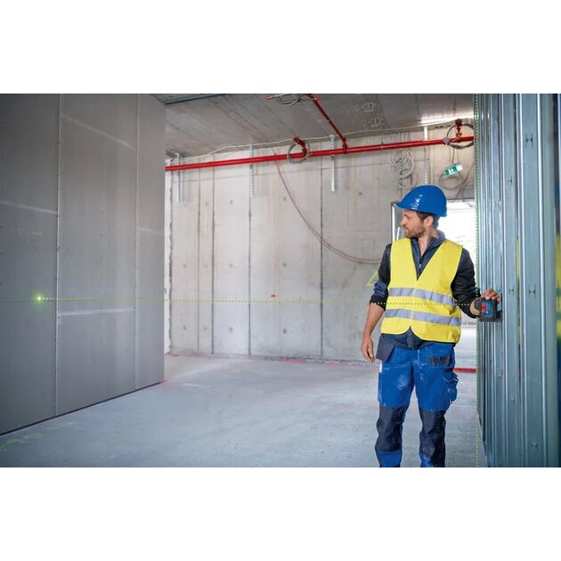 Нівелір лазерний Bosch Professional GPL 3G до 30м ±0.3мм/м зелений промінь чохол 0.35кг, фото , изображение 7 | SNABZHENIE.com.ua