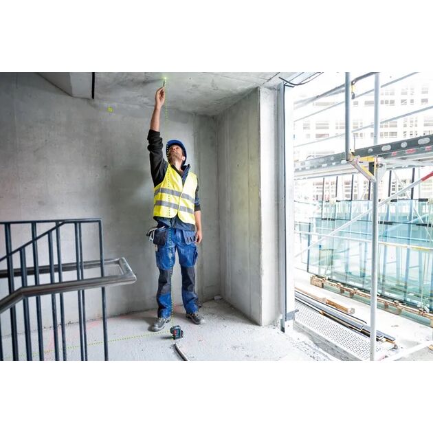 Нівелір лазерний Bosch Professional GPL 3G до 30м ±0.3мм/м зелений промінь чохол 0.35кг, фото , изображение 6 | SNABZHENIE.com.ua