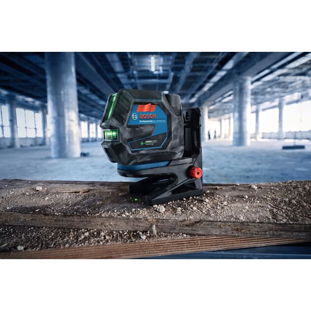 Нівелір лазерний Bosch GCL 12V-50-22 CG 12В/4АА до 25м ±0.3мм/м зелений промінь чохол 1.49кг, фото , изображение 5 | SNABZHENIE.com.ua