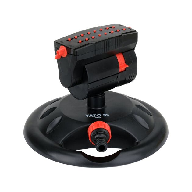 Зрошувач осциляційний YATO 16 отворів, зона- 16-20 м, тиск- 2-6 Bar, ABS-пластик [12], фото  | SNABZHENIE.com.ua