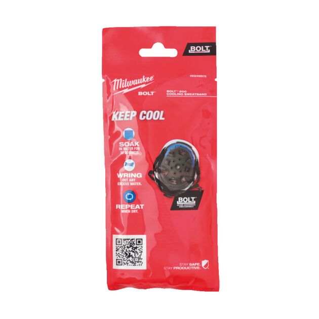 Вкладка налобна охолоджуюча в шолом BOLT200 MILWAUKEE, фото , изображение 2 | SNABZHENIE.com.ua
