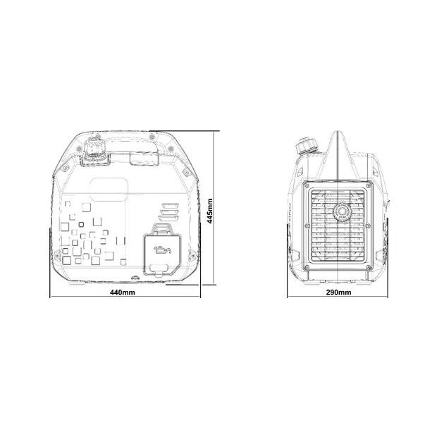 Генератор инверторный бензиновый GENERGY TURBO 2000I RC 2 кВт, фото , изображение 2 | SNABZHENIE.com.ua