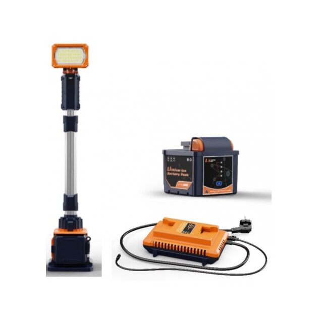 Световая мачта аккумуляторная GENERGY LED TOWER DIRECT 100 4000Лм 1,4м, фото  | SNABZHENIE.com.ua