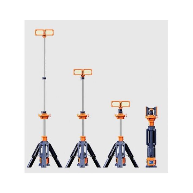 Световая мачта аккумуляторная GENERGY LED TOWER DIRECT 200 12000Лм 2,3 м, фото , зображення 3 | SNABZHENIE.com.ua