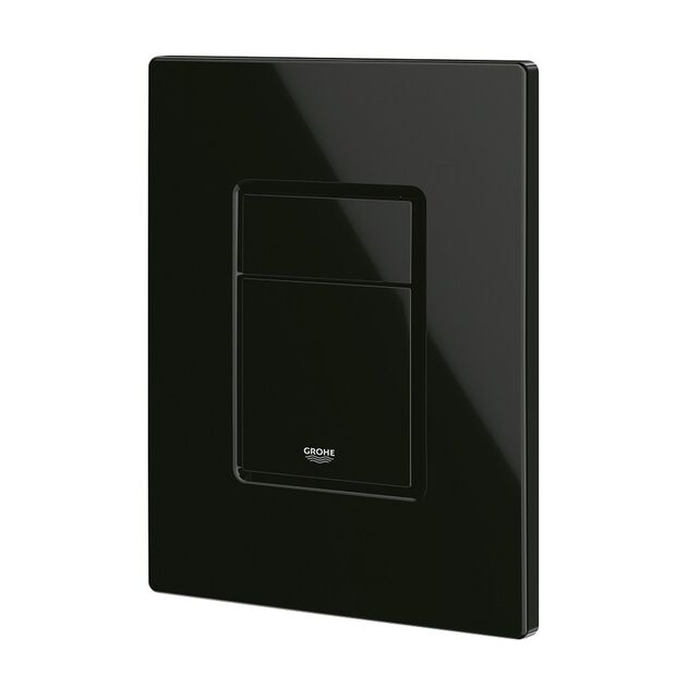 Комплект 4 в 1: Установка Grohe Solido 2 в 1 38971000 + Панель смыва для унитаза Grohe Even Black 38966KV0 + Унитаз безободочный Kroner Oker WHI533536 RIMLESS с сиденьем Slim Duroplast / Soft-close6 (38971966KV0KO53R), фото , зображення 10 | SNABZHENIE.com.ua